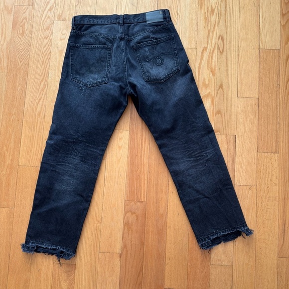 R13 Black Distressed Women Jeans - Picture 5 of 7